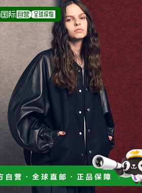 1h可退 日本直邮MAISON SPECIAL 男女同款 羊革羊毛混纺宽松overs