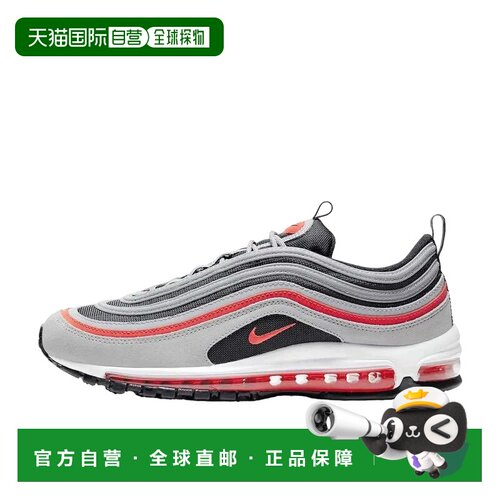 日本直邮Nike Air Max 97 Radiant Red 潮流舒适 织物皮革 低帮跑