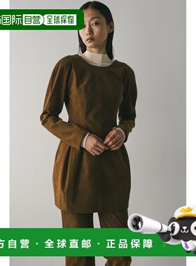 1h可退 日本直邮STYLEMIXER 女装 纯聚酯纤维 针织感斜纹迷你连衣