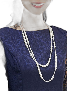 【日本直邮】DRESS+女士项链珍珠秋冬季新款饰品项链