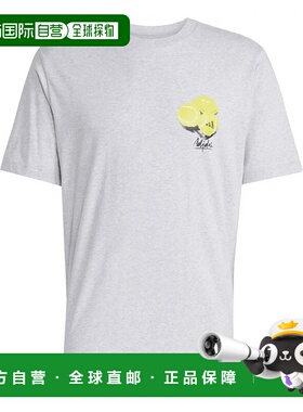 日本直邮adidas-adidas男士短袖T恤M L SL柠檬T KPJ65 JJ3958 JJ3