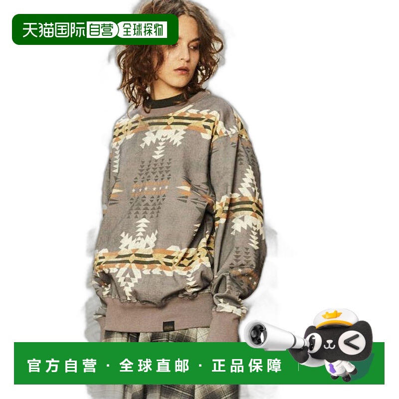 1h可退 日本直邮CONVERSE TOKYO 【PENDLETON】全印花卫衣