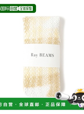 1h可退 日本直邮Ray BEAMS 女装 扎染短款袜子 立体蕾丝设计 6143