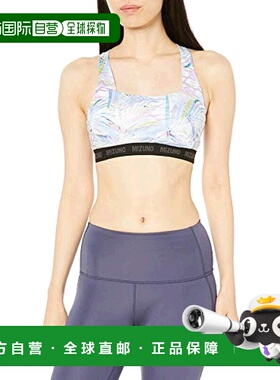 【日本直邮】Mizuno美津浓 训练服运动文胸32MJ0D69女士 蓝色S
