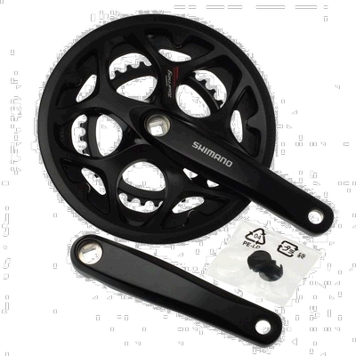 【日本直邮】禧玛诺 自行车曲柄套件 50X34T 165mm 8S/7S带链条防