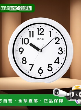 【日本直邮】MAG（饰品）指针式挂钟 27.8cm 白色W-800A WH-Z