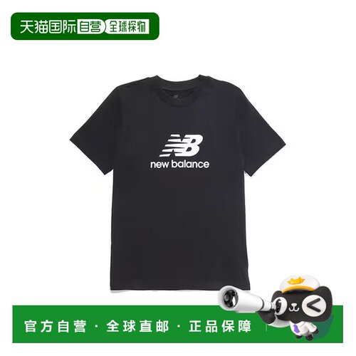 日本直邮New Balance Stacked Logo 短袖T恤运动
