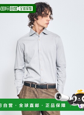1h可退 日本直邮ABAHOUSE男女同款微起毛感宽松长袖衬衫 FLEX SHI