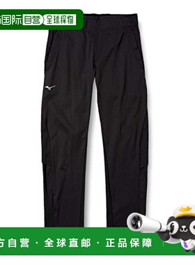 【日本直邮】Mizuno美津浓 训练服长裤32MD8652男士 黑色 XL卫裤