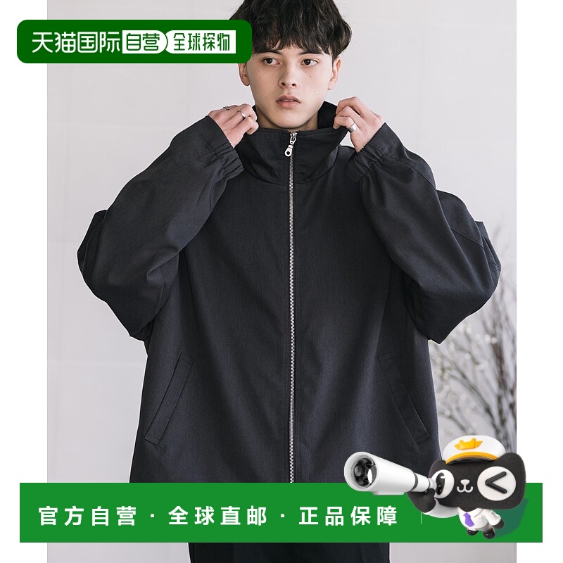 1h可退 日本直邮Rocky Monroe 男女同款拉链立领短款夹克外套 141