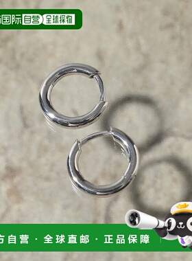 日本直邮TOMWOOD 耳环 圈小号 圈小号 E39LSNA01S925 女士925 配