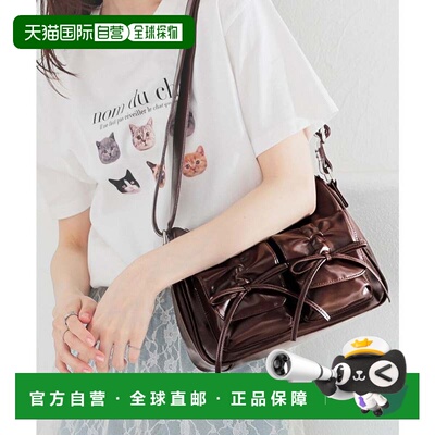 日本直邮Honeys 带丝带口袋单肩包 女士包 [HN6029AW011938]