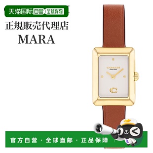 Mara 14504584 女士腕表配真皮表带 奢华优 日本直邮Coach