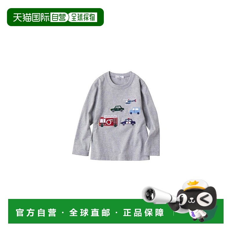 日本直邮日潮 Familiar夏秋季可爱图案宝宝T恤 240123