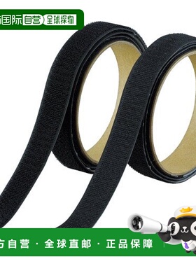 【日本直邮】Trusco中山强粘性魔术胶带16mmx1m黑色 TMSD-16-BK