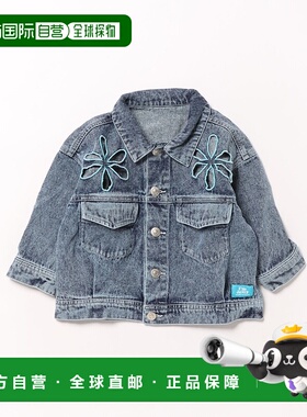 1h可退 日本直邮BREEZE 儿童宽松水洗牛仔夹克 J402015