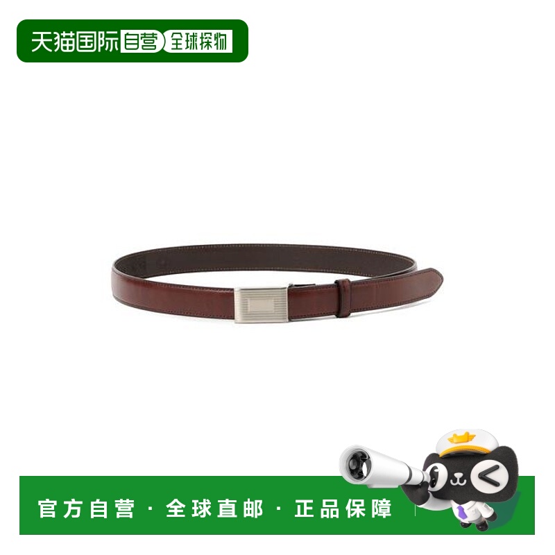 1h可退 日本直邮BEAMS PLUS 板块腰带连衣裙小牛皮皮带