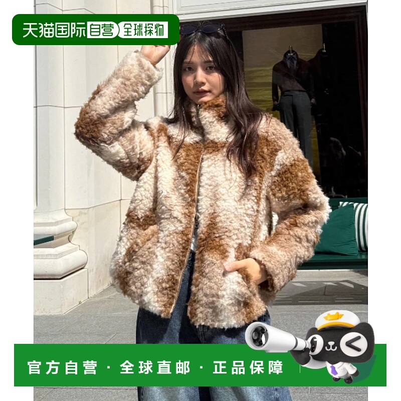 1h可退 日本直邮Ray Cassin 女装 双拉链宽松毛绒外套 RCN1052307