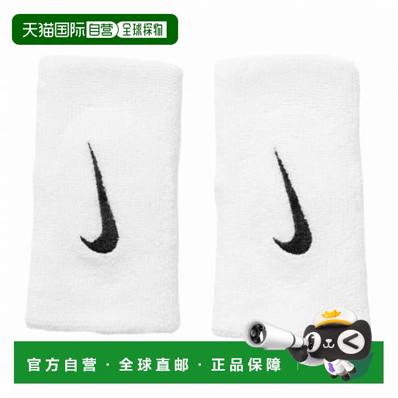 日本直邮Nike-耐克男子女子网球腕带Swoosh双宽2张2张免费bn2094