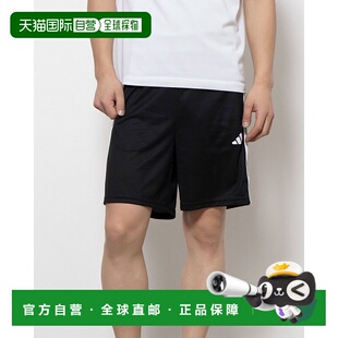 IB8111 三条纹珠地训练短裤 日本直邮阿迪达斯男士 交叉训练必备款