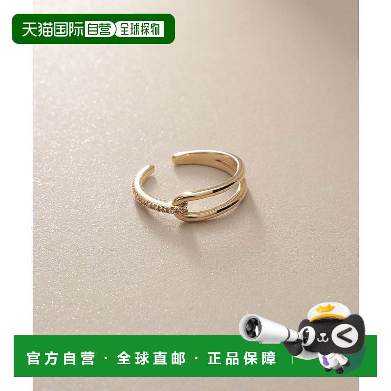 日潮跑腿COCOSHNIK K10 钻石半结耳环 405-81428