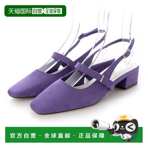 日本直邮Randa 可持续背带高跟鞋 RA041BW015961 黑色单鞋