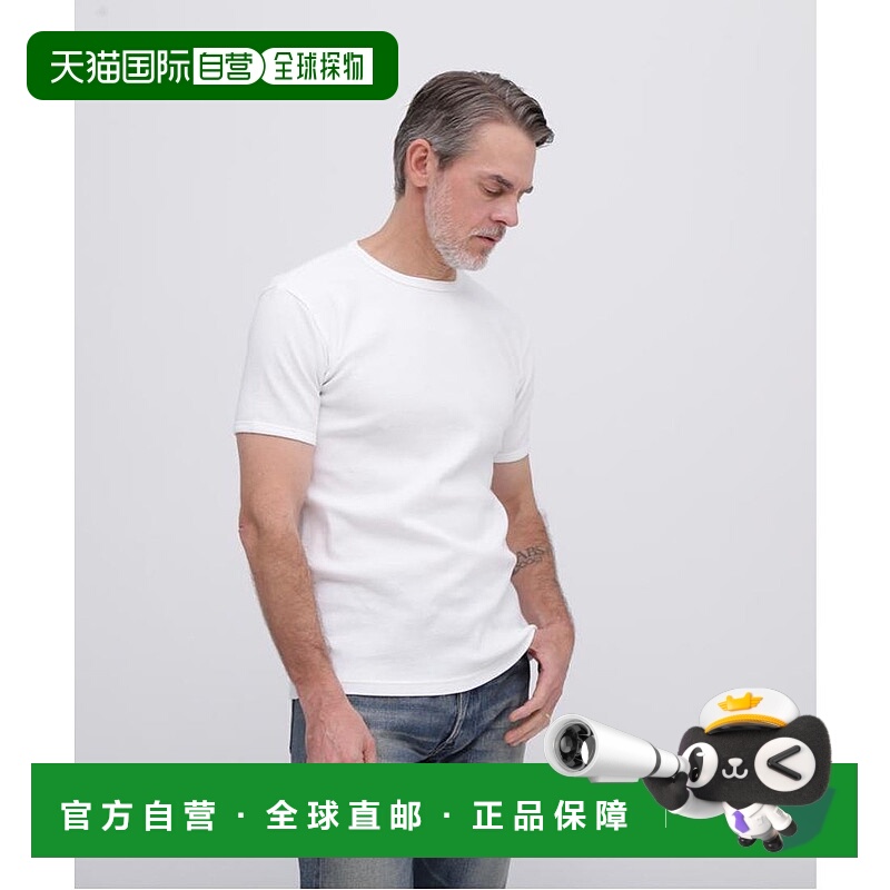 日本直邮AVIREX DAILY MINI WAFFLE 半袖圆领T恤 AV1129EM025492