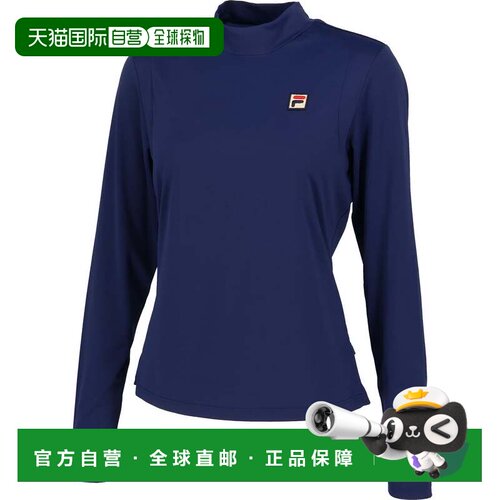 日本直邮FILA 长袖网球衫 / 女款 （藏青色）