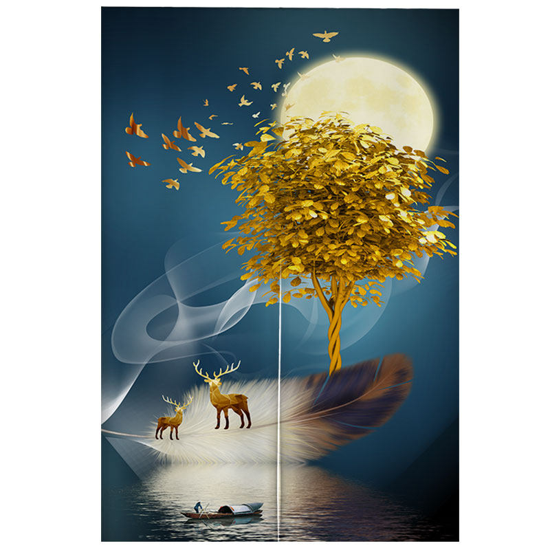 北欧短帘厨房定制定做布艺门帘麋鹿家用卧室装饰厕所隔断挂帘半帘,居家布艺,门帘,淘宝优惠券,粉丝福利购,淘宝优惠卷