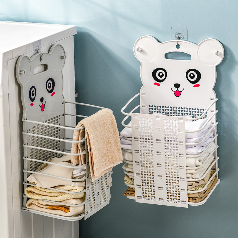 集塑脏衣篮可壁挂可折叠节省空间