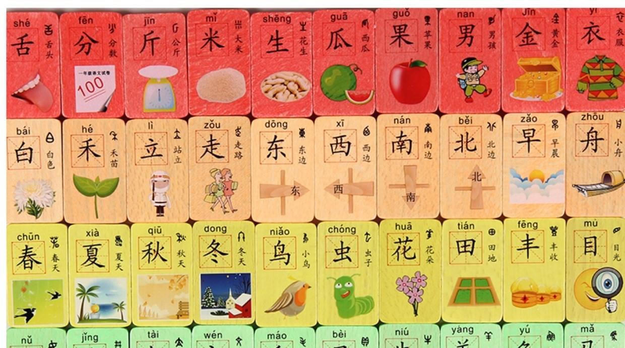 Dominoes 10000 miếng đồ chơi giáo dục trẻ em biết đọc biết viết khối gỗ - Khối xây dựng đồ chơi giáo dục