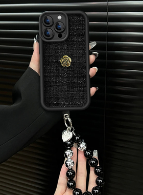 金色山茶花适用华为PURA70手机壳NOVA13秋冬新款MATE60/30小香风NOVA12/11/9/7超火P50闺蜜荣耀X60创意200PRO