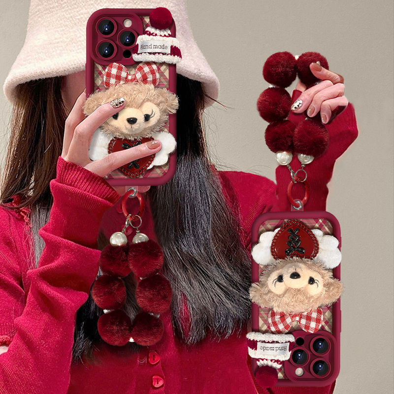 红色帽子雪莉玫适用红米手机壳