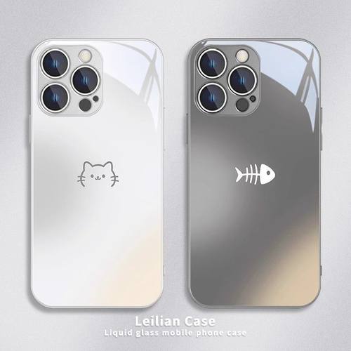 猫咪鱼骨头适用OPPO手机壳