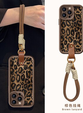 豹纹适用OPPORENO12手机壳K12X新款A97/A93S创意RENO11/10/9/8/7卡通FINDX7/X6超火A3X/A1PRO秋冬一加ACE3V女