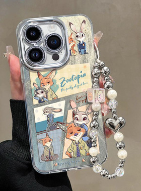 卡通小动物适用苹果16手机壳iPhone15/14新款华为PURA70精孔羽纱MATE60/30情侣荣耀200PRO防摔小米红米NOTE14