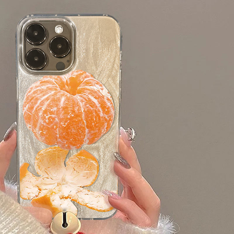 剥皮橘子适用任意型号手机壳