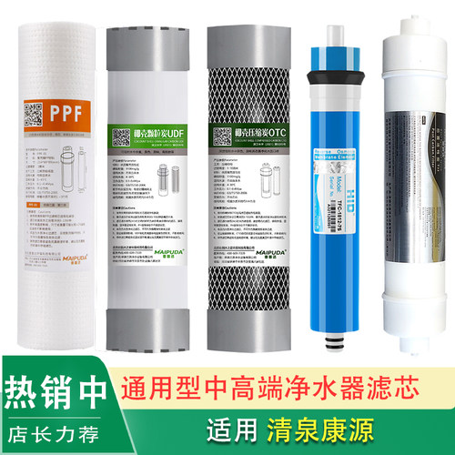 适用于清泉康源QK-200G/50G/100G/QK0A9B净水器滤芯XGL-RO-150A