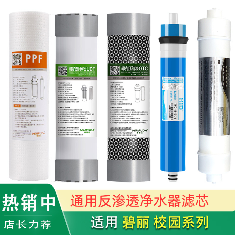 适用于碧丽RO600 JO-2W Z-2Q-RO净水器滤芯2D8A-RO 2D8A-N 2E6A