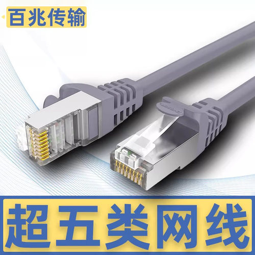 秋叶原超五类带屏蔽成型高速电脑