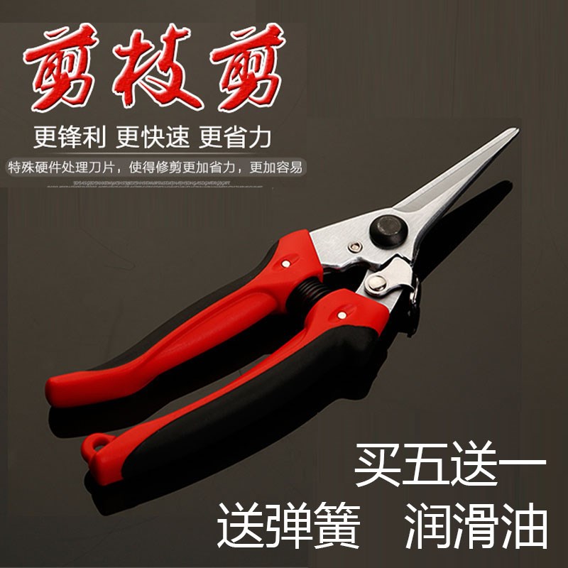 台湾佐川吉多功能葡萄修枝花艺A修花剪刀园艺园林台湾冈弘摘果剪