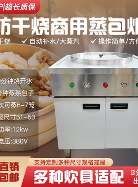 商用蒸包炉一体节能电蒸汽蒸包子馒头多功能全自动摆摊小笼包蒸炉
