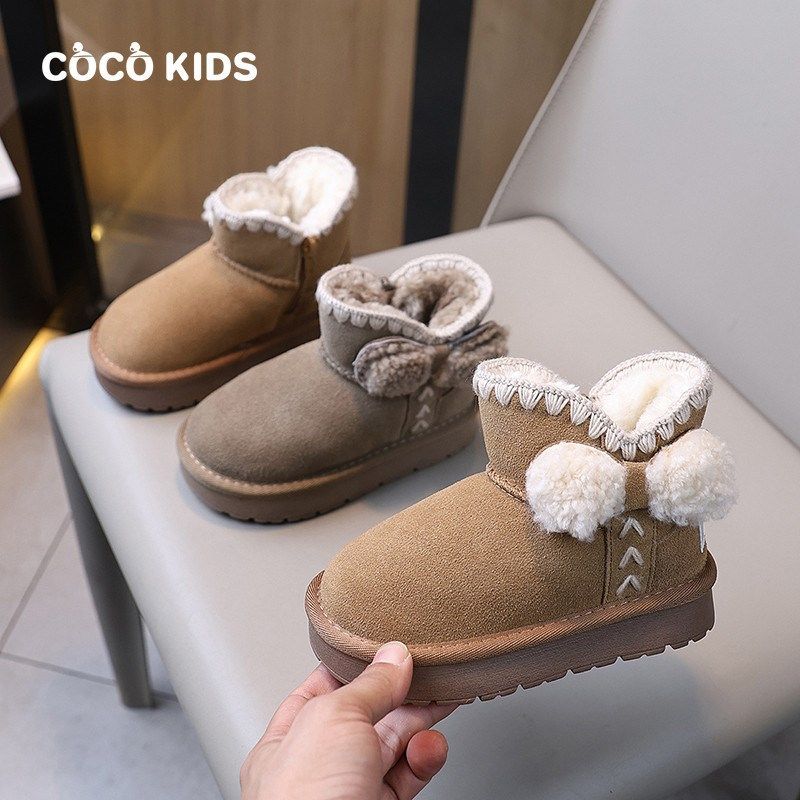 女童雪地靴2024冬季新款儿童雪B地棉加绒加厚大棉鞋小女孩公主棉,童鞋/婴儿鞋/亲子鞋,雪地靴,淘宝优惠券,粉丝福利购,淘宝优惠卷