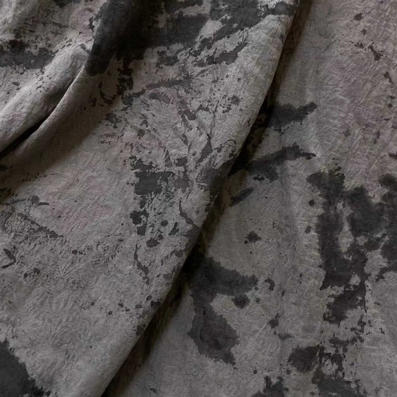 棉麻提花炒色扎染 中国风 连衣裙半身裙短裙衬衫小衫清冷感布料