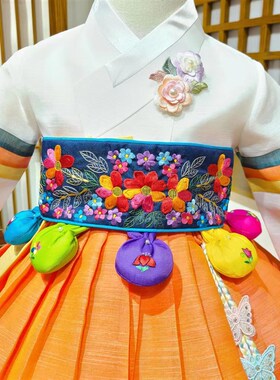 生日腰绳男女宝宝儿童韩服腰带装饰腰带(是腰带的价格)H-P11602