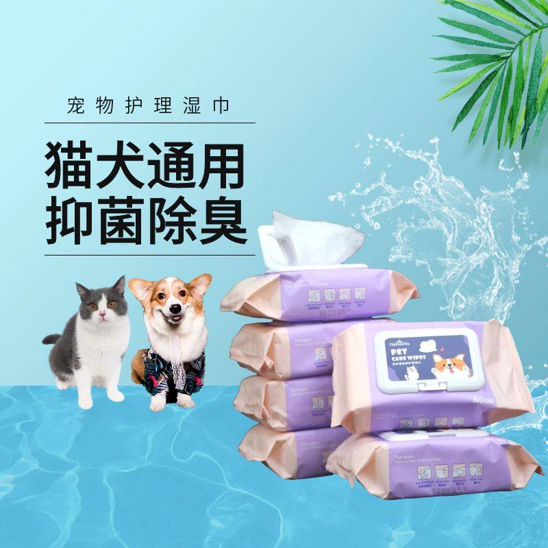 宠物湿巾清洁猫咪狗o狗身体眼部耳朵卫生湿纸巾擦泪痕80片,宠物/宠物食品及用品,猫狗湿巾,淘宝优惠券,粉丝福利购,淘宝优惠卷