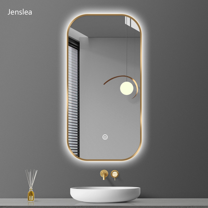 轻奢浴室镜智能led灯镜防雾触摸屏卫生间壁挂墙洗脸盆镜子化妆镜