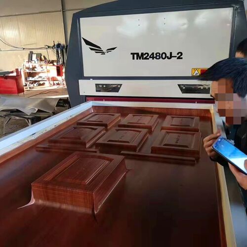免拉手橱柜d移门真空覆膜机大负压温控吸塑机全屋免漆家具覆膜机