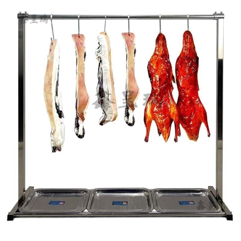 明档不锈钢挂肉架可悬挂式烤鸭y烤鹅烤鸡肉乳鸽易清洗食堂家用挂