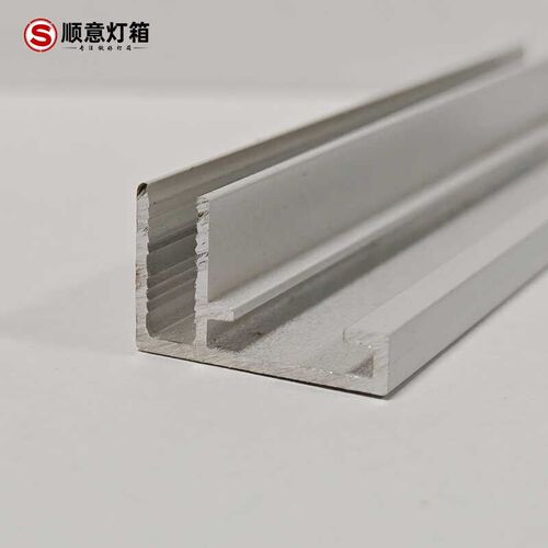 F型加厚卡布铝型材 F码卡软膜龙骨 软膜灯箱木框卡槽 铝合金卡条